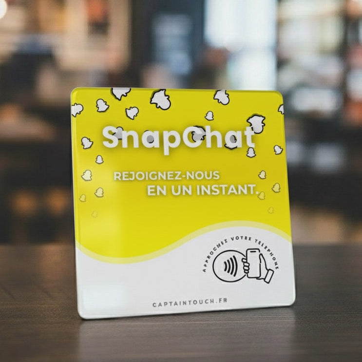 PLAQUE SNAPCHAT