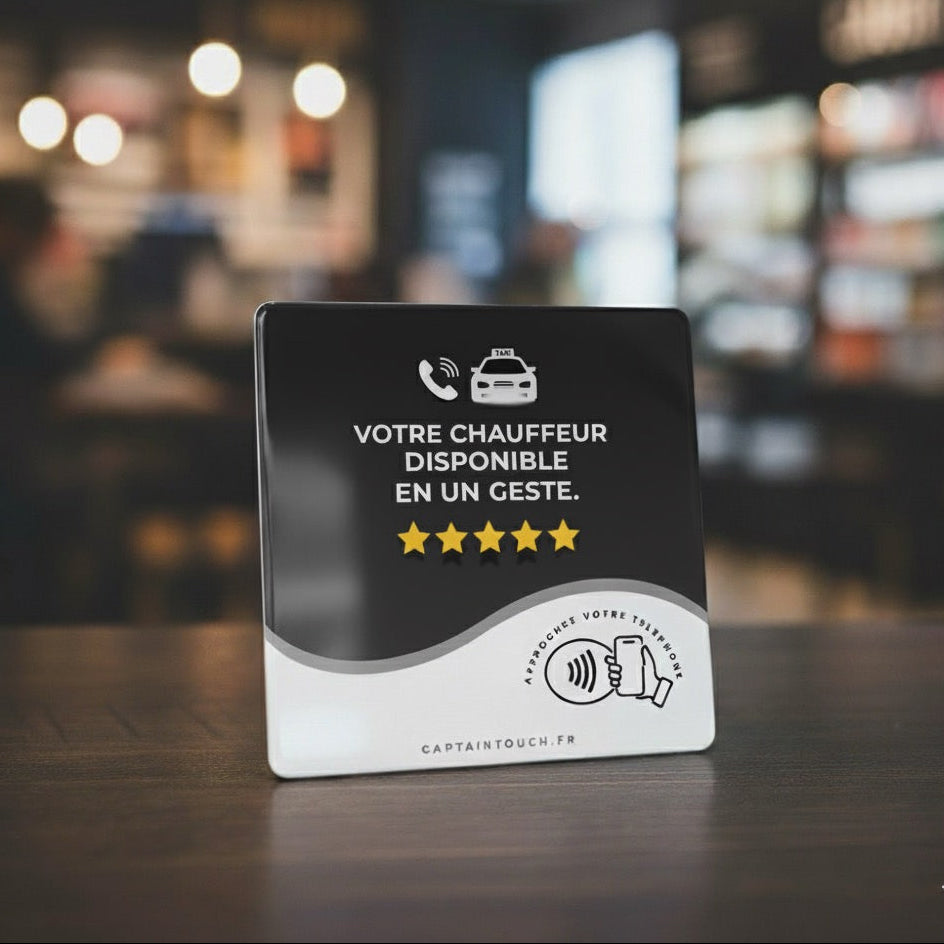 PLAQUE TAXI/VTC (5x5CM)