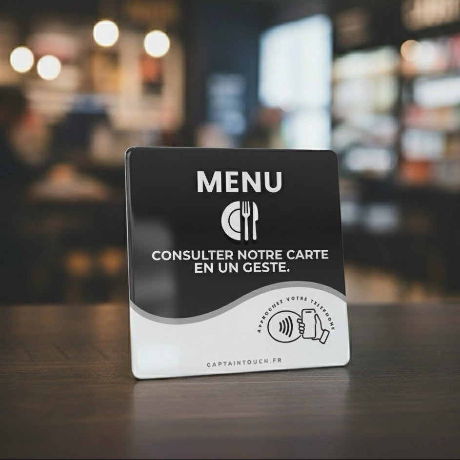 PLAQUE MENU (5x5CM)