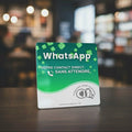 PLAQUE WHATSAPP (5x5CM)