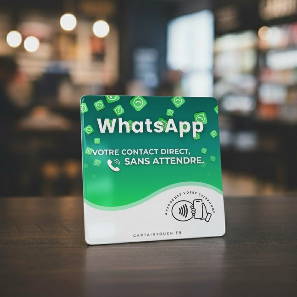 PLAQUE WHATSAPP (5x5CM)