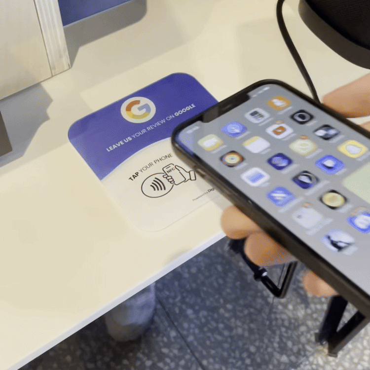 Démonstration plaque NFC Captain Touch